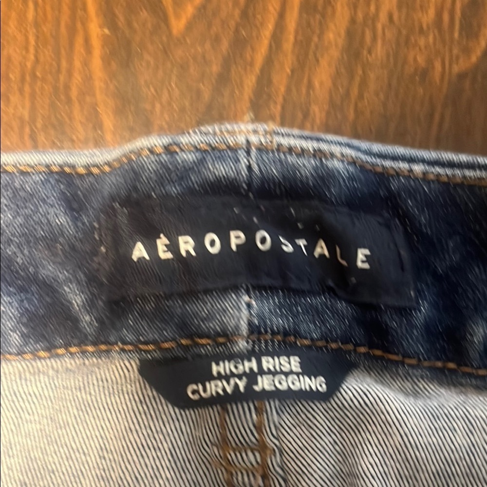 Distressed Blue Jeans - Picture 2 of 4
